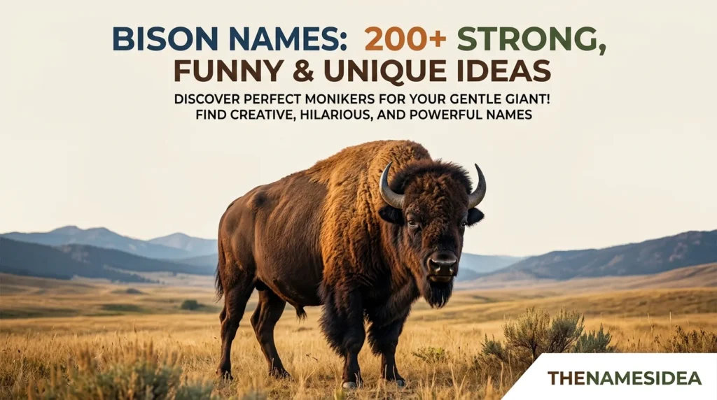Bison Names