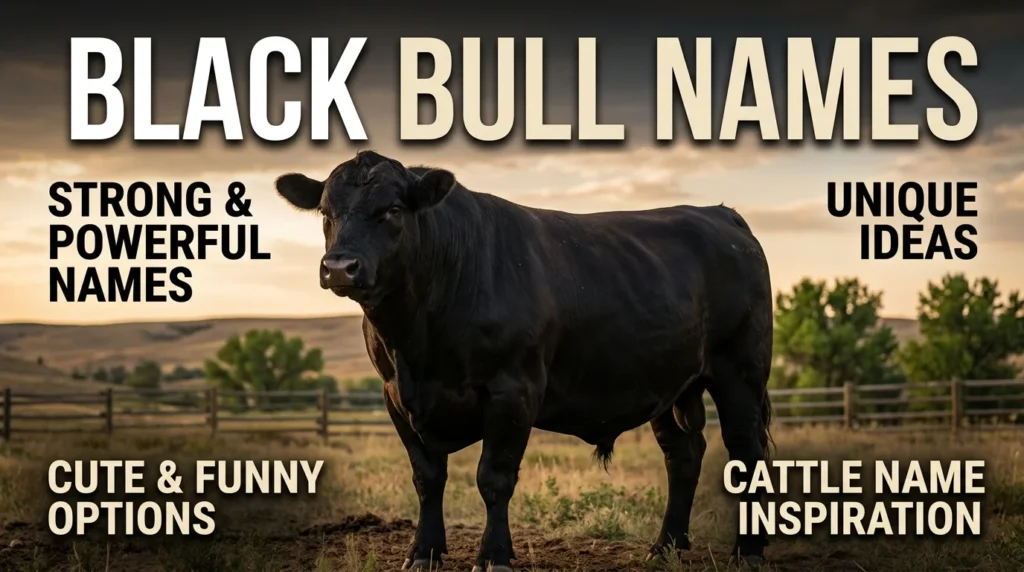 Black Bull Names