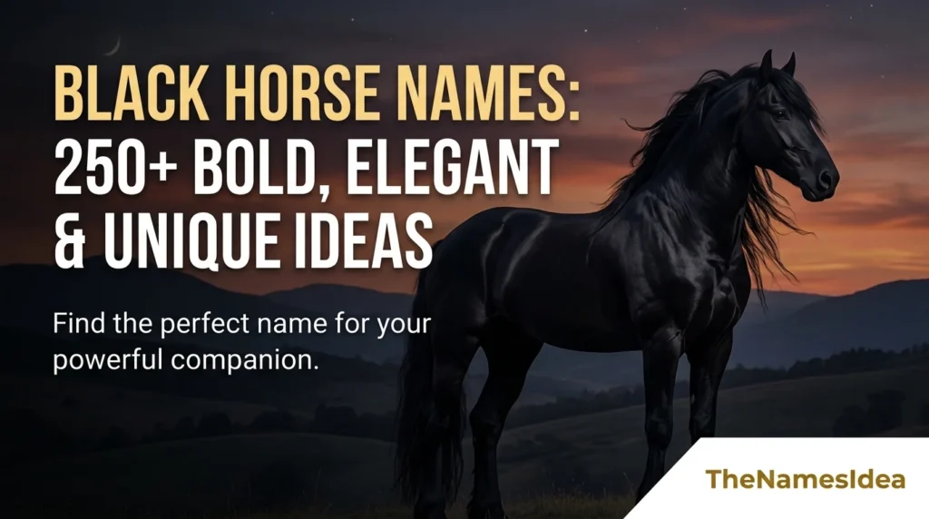 Black Horse Names