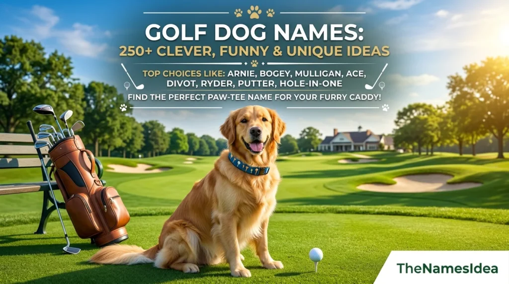 Golf Dog Names