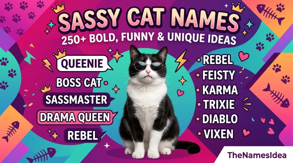Sassy Cat Names
