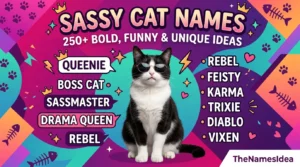 Sassy Cat Names