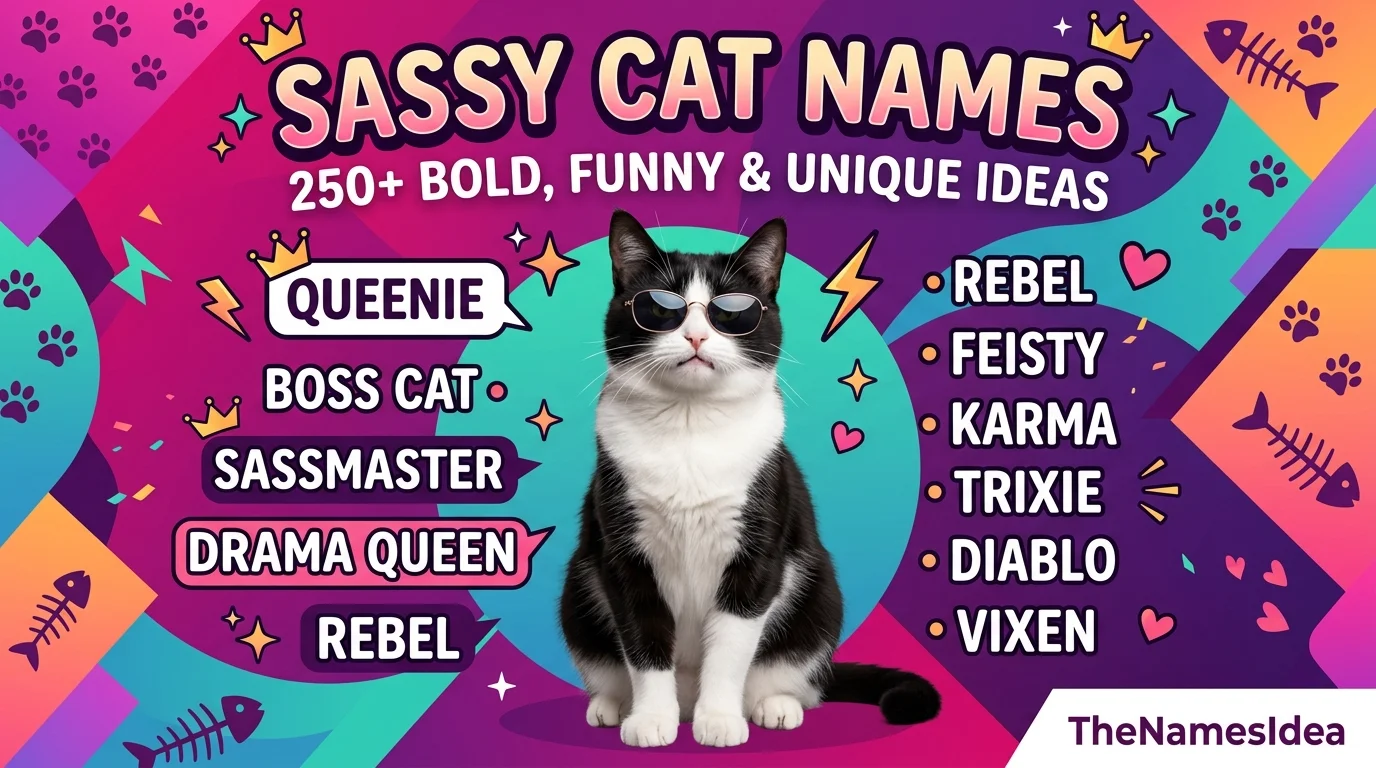 Sassy Cat Names
