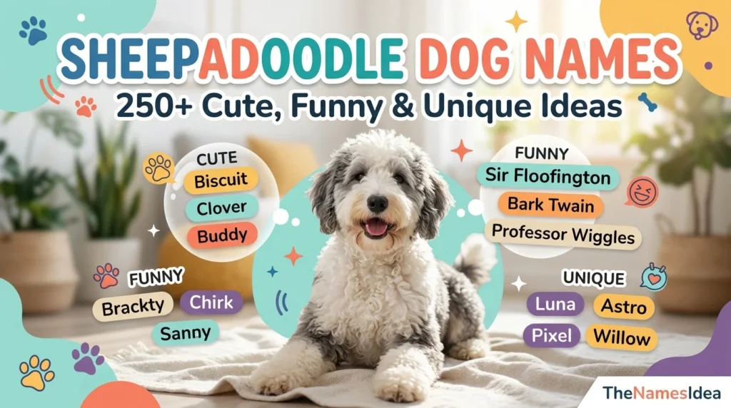 Sheepadoodle Dog Names