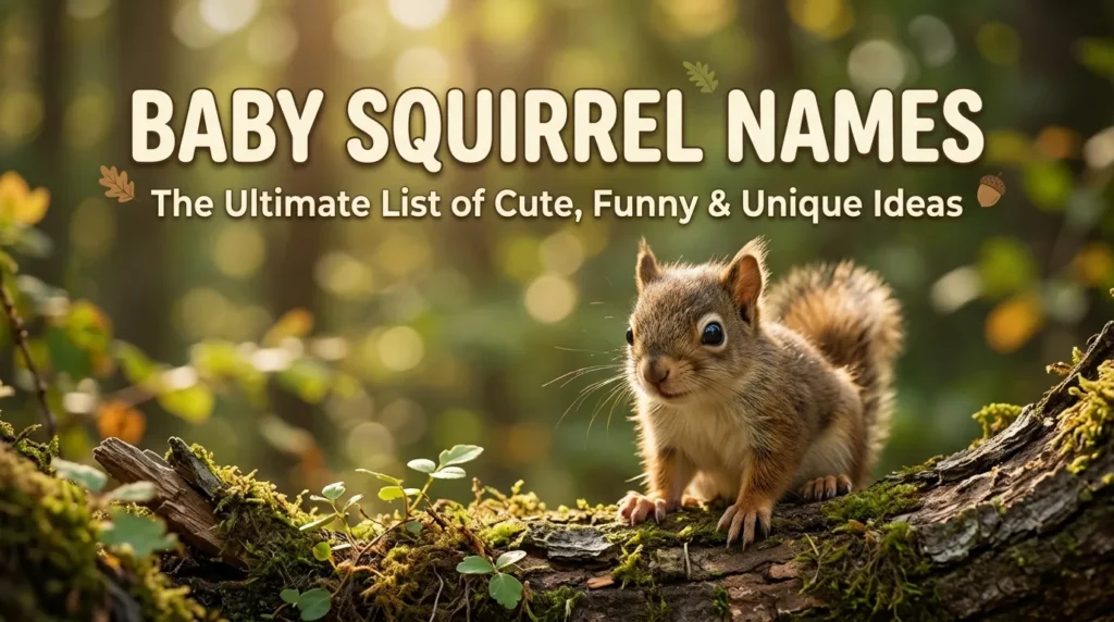 Baby Squirrel Names