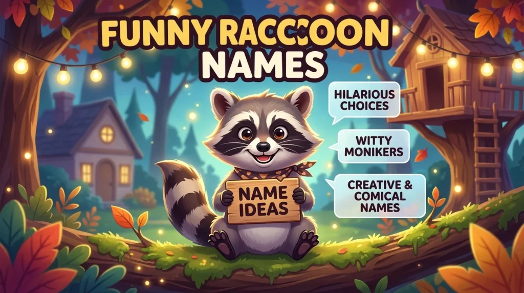 Funny Raccoon Names