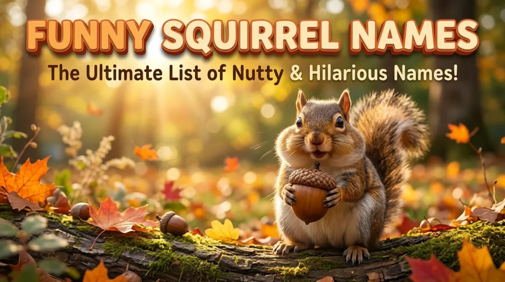 Funny Squirrel Names