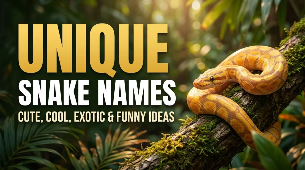Unique Snake Names