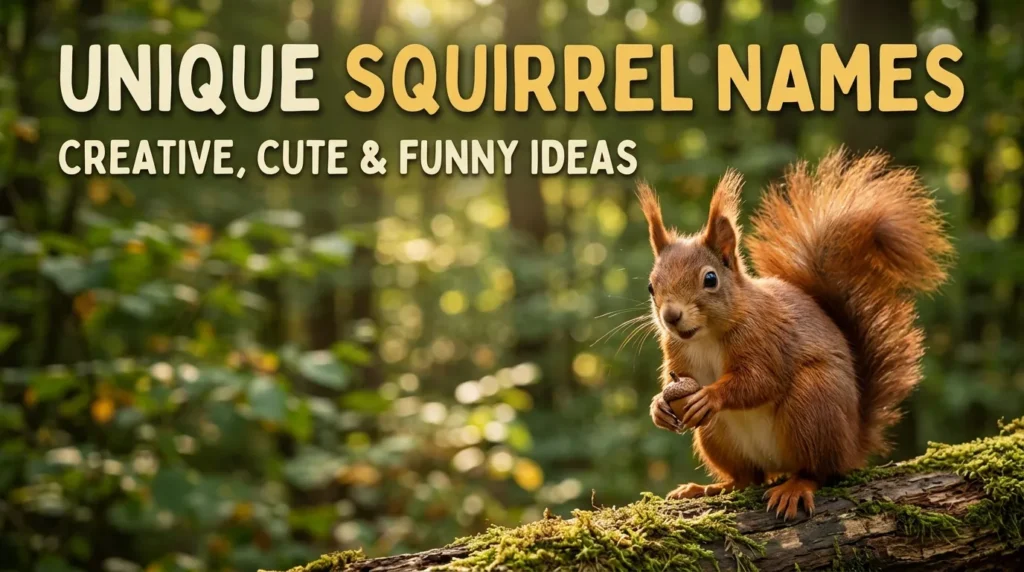 Unique Squirrel Names